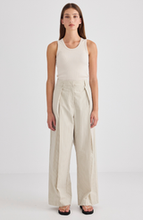 Laing Stripe Sofia Pleat Trouser