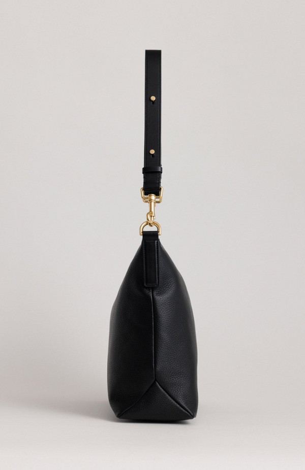 Yu Mei Black Deer Nappa Braidy Bag