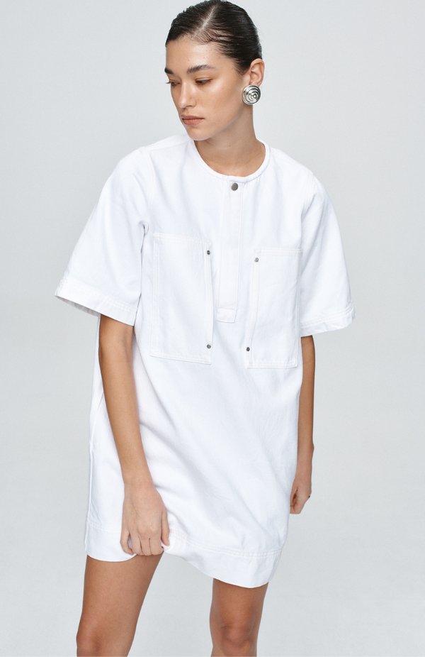 Marle Blanc Patch Pocket Dress