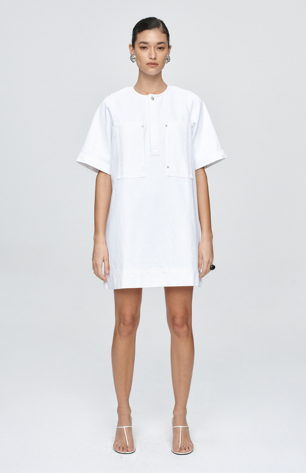 Marle Blanc Patch Pocket Dress