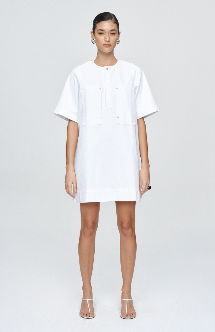 Marle Blanc Patch Pocket Dress