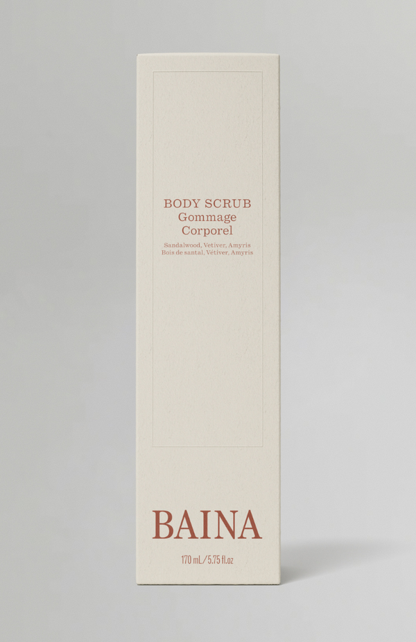 Baina Ebon Veil Body Scrub 180ml