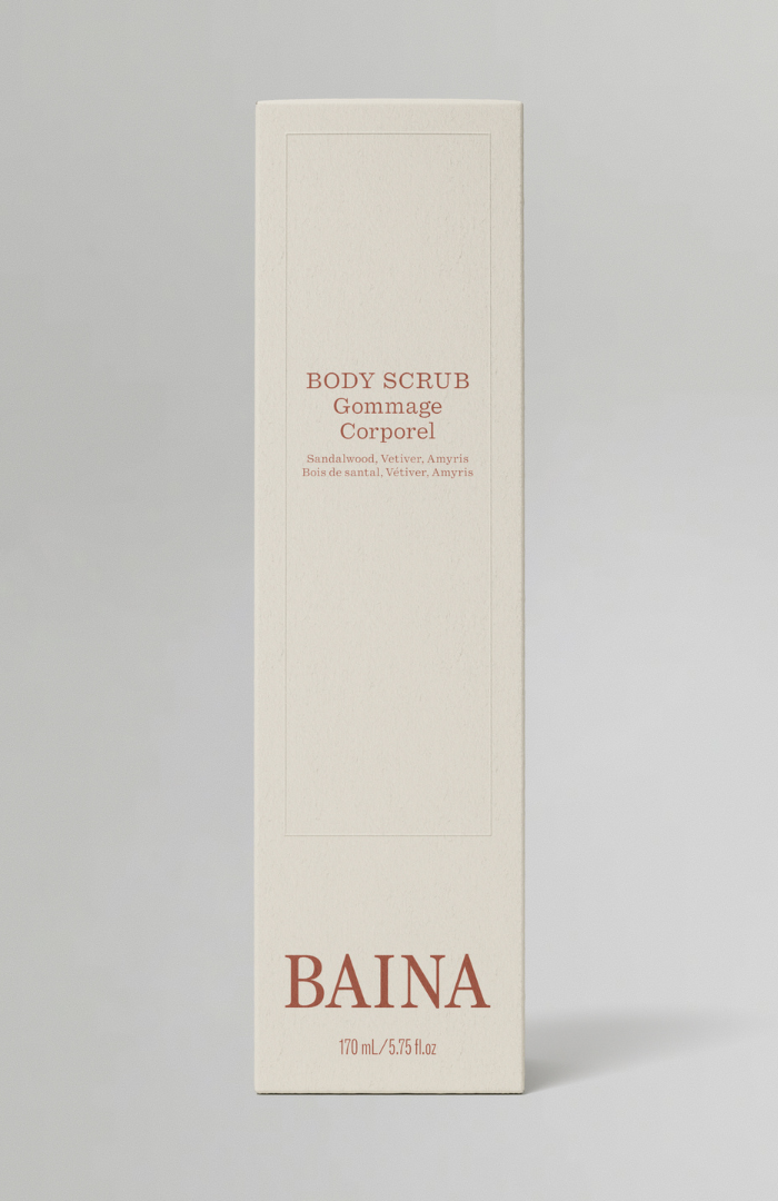Baina Ebon Veil Body Scrub 180ml