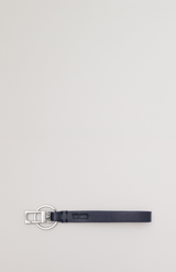 Yu Mei Eclipse Navy Lambskin Key Fob