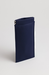 Yu Mei Double Blue Nylon Glasses Case