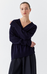 Morrison Navy Avon Pullover Knit