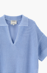 Aleger Surf N.2305 Open Stitch Polo Top