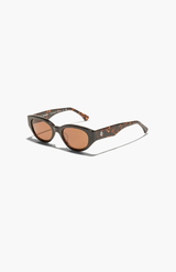 Samsøe Samsøe Tortoise Brown Sajude Sunglasses