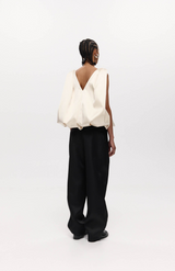 Harris Tapper Ivory Knot Top