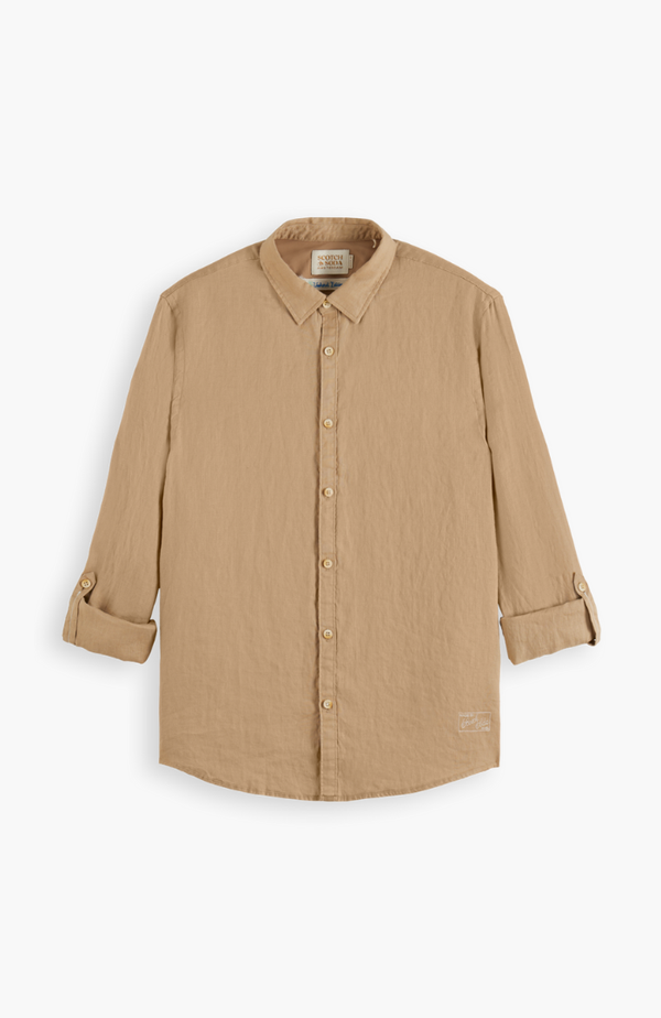 Scotch & Soda Seastone Linen Shirt