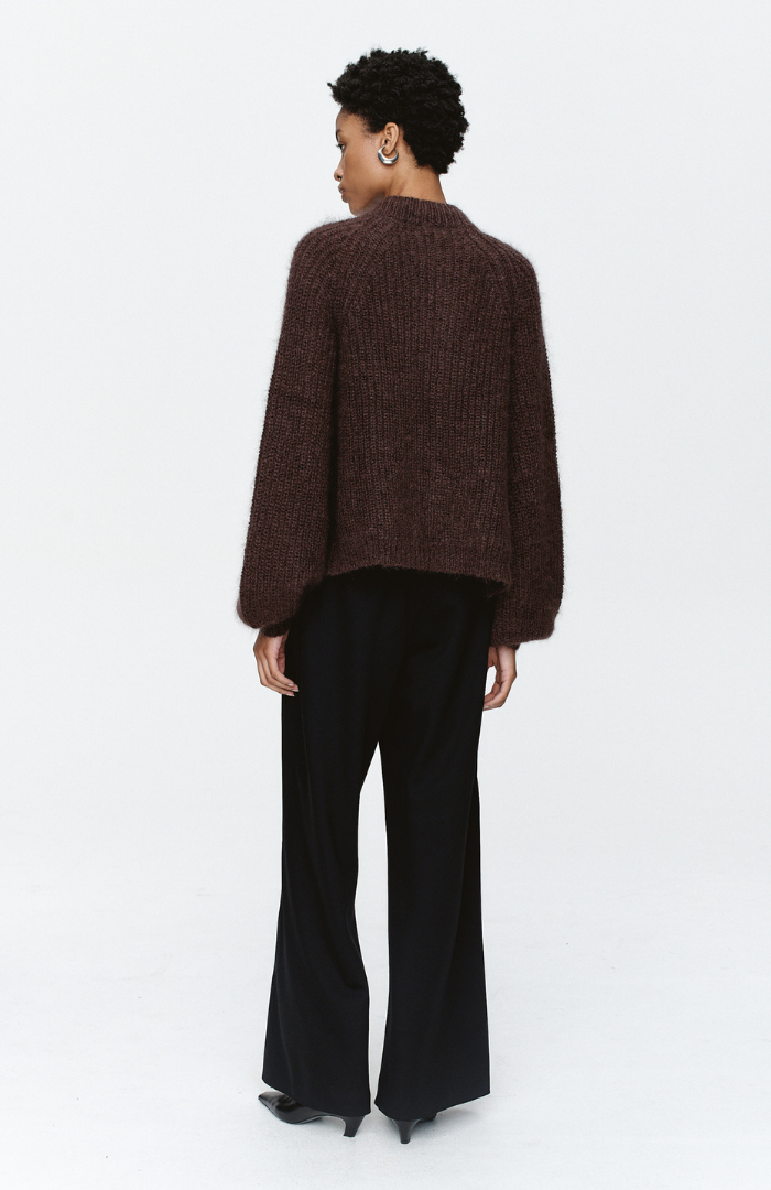 Marle Chocolate Cait Cardigan