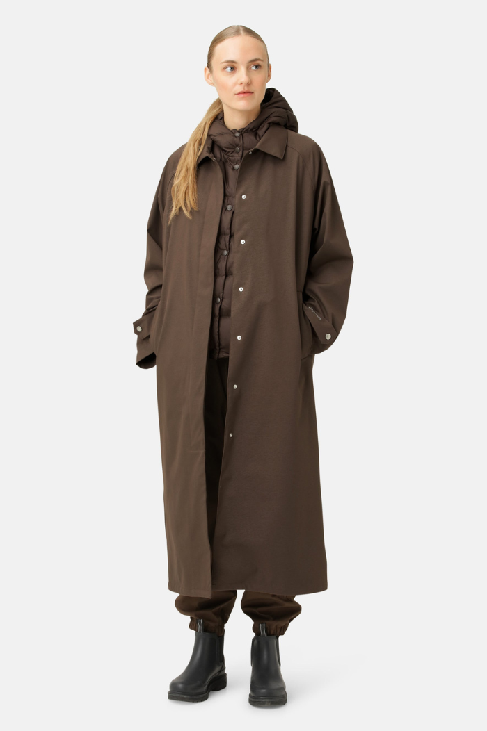 Ilse Jacobsen Chocolate Brown Raincoat