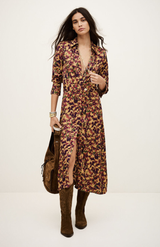 Ba&sh Ocre Ninfa Dress