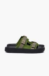Veja Militar Kaki + Black Suede Arpoador Sandal