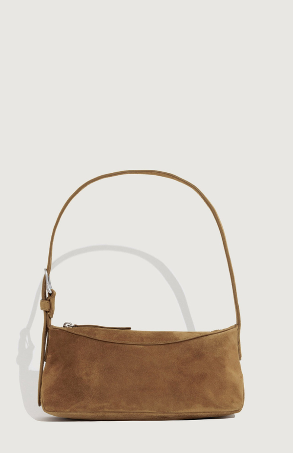 Yu Mei Brun Suede Bobby Bag