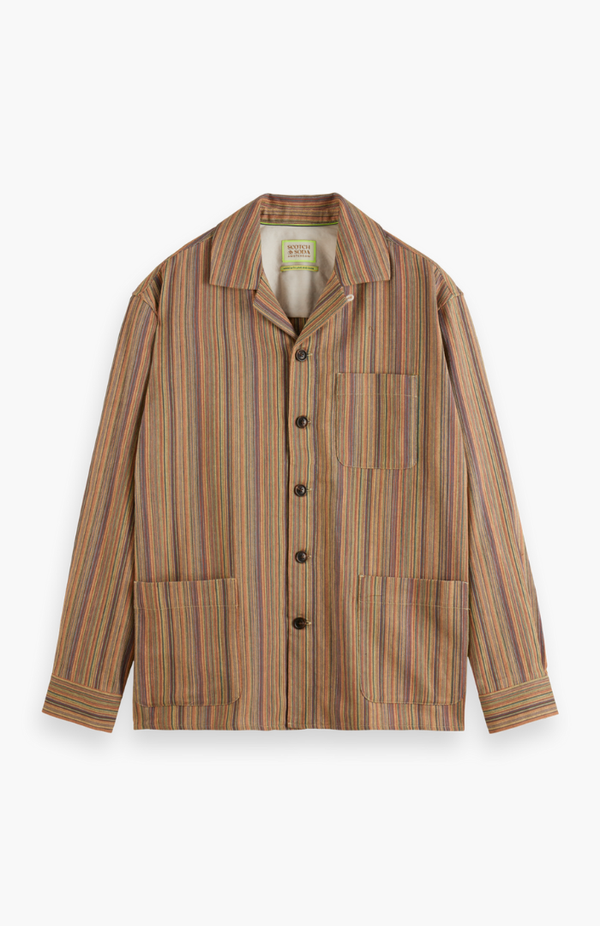 Scotch & Soda Multi Colour Stripe Structured Shirt