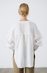 Laing White Palma Scoop Blouse