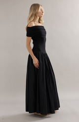 Caitlin Crisp Black Elsa Dress