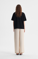 Morrison Black Bennett Knit Tee