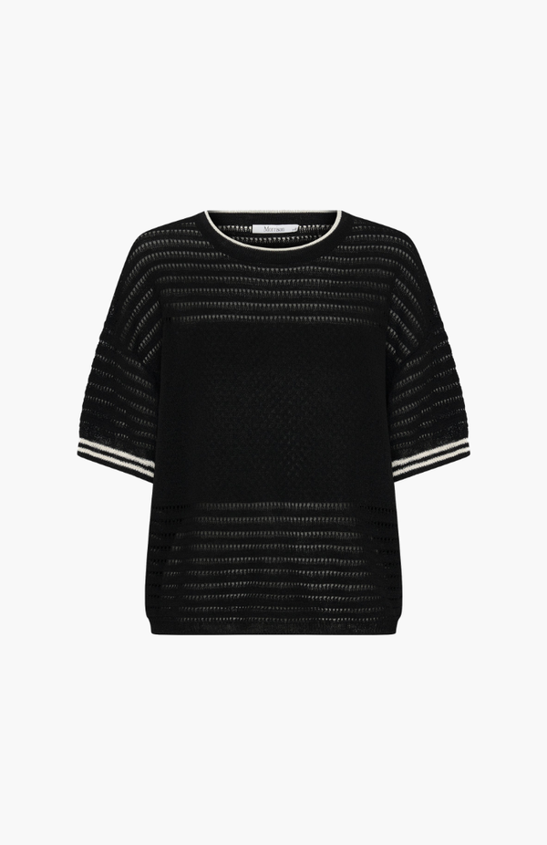Morrison Black Dallas Knit Tee