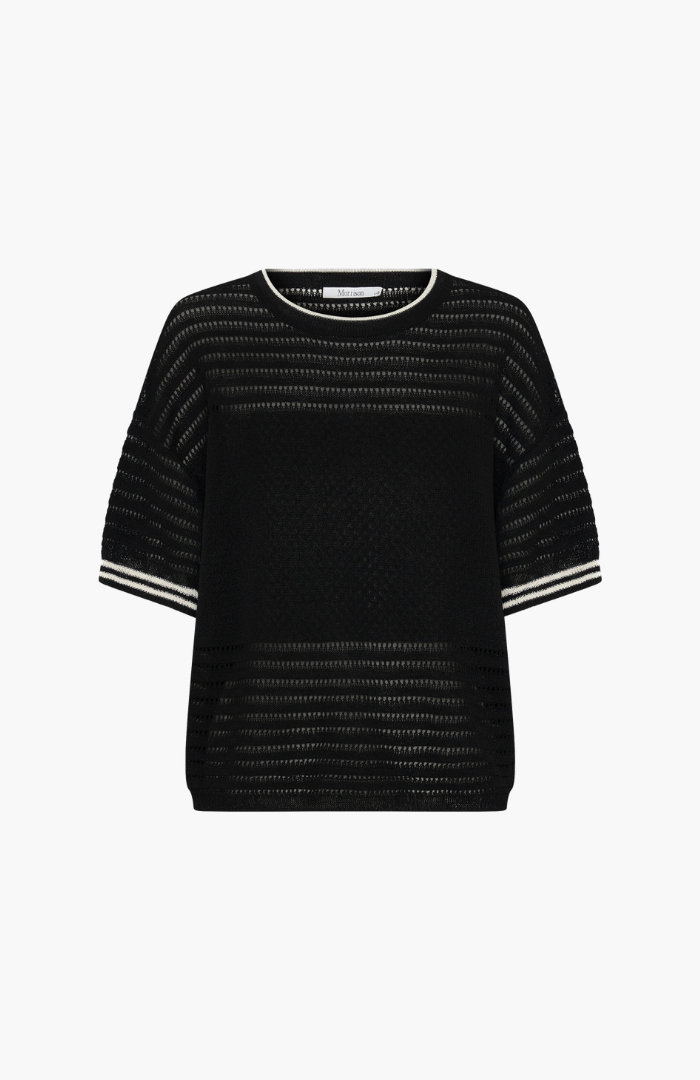 Morrison Black Dallas Knit Tee