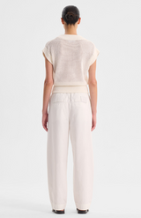Morrison White Chiara Knit Vest