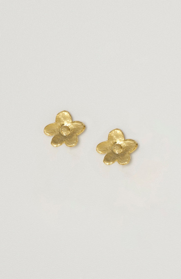 Charlotte Penman Gold Bebe Clarisse Studs