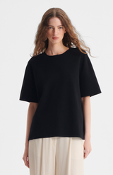 Morrison Black Bennett Knit Tee