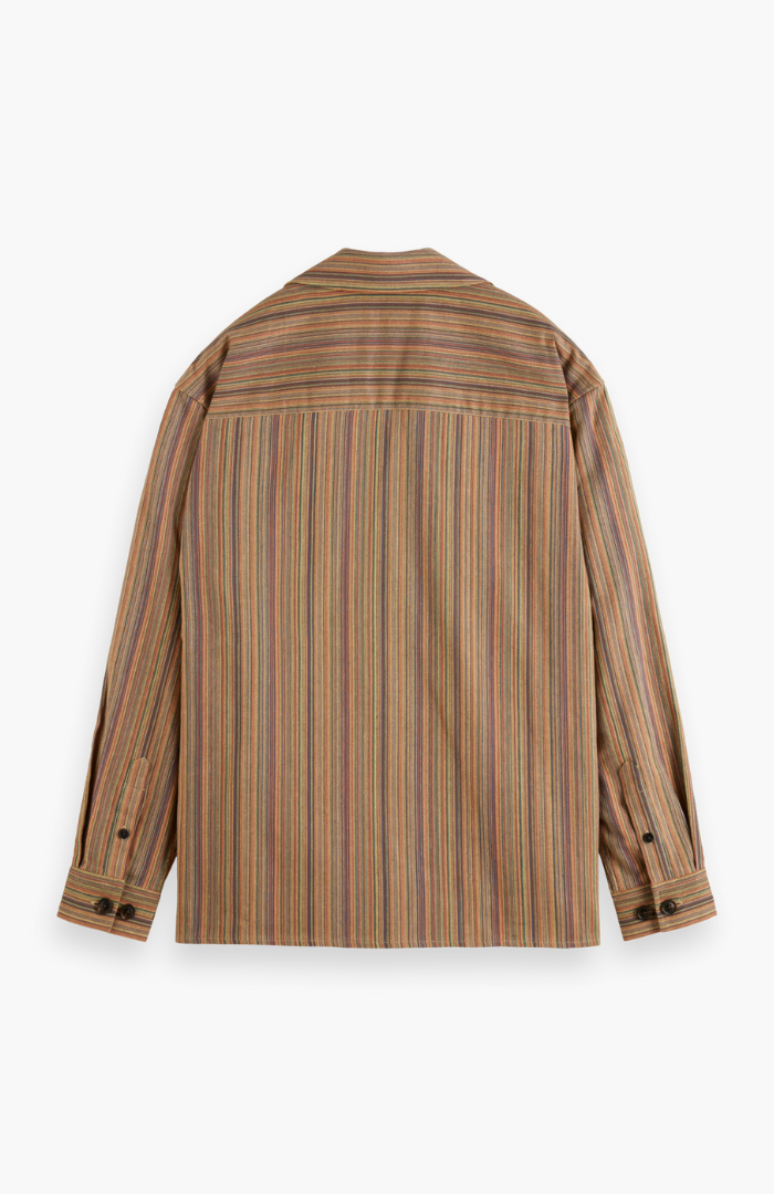 Scotch & Soda Multi Colour Stripe Structured Shirt