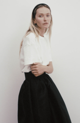 Harris Tapper White Lotte Beaded T-Shirt