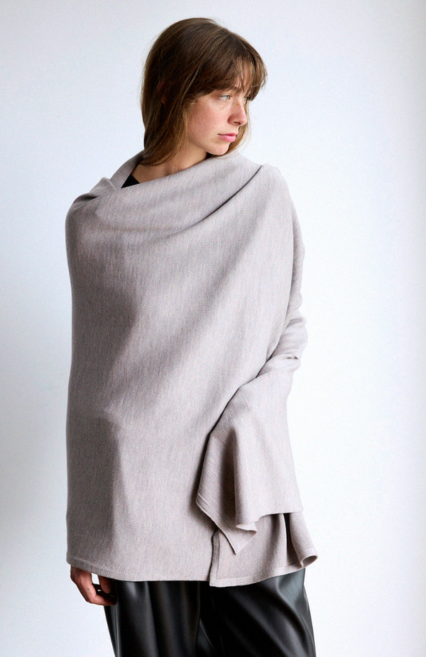 Good & Co Dove Merino Wrap