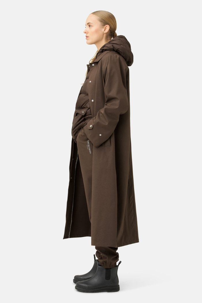 Ilse Jacobsen Chocolate Brown Raincoat