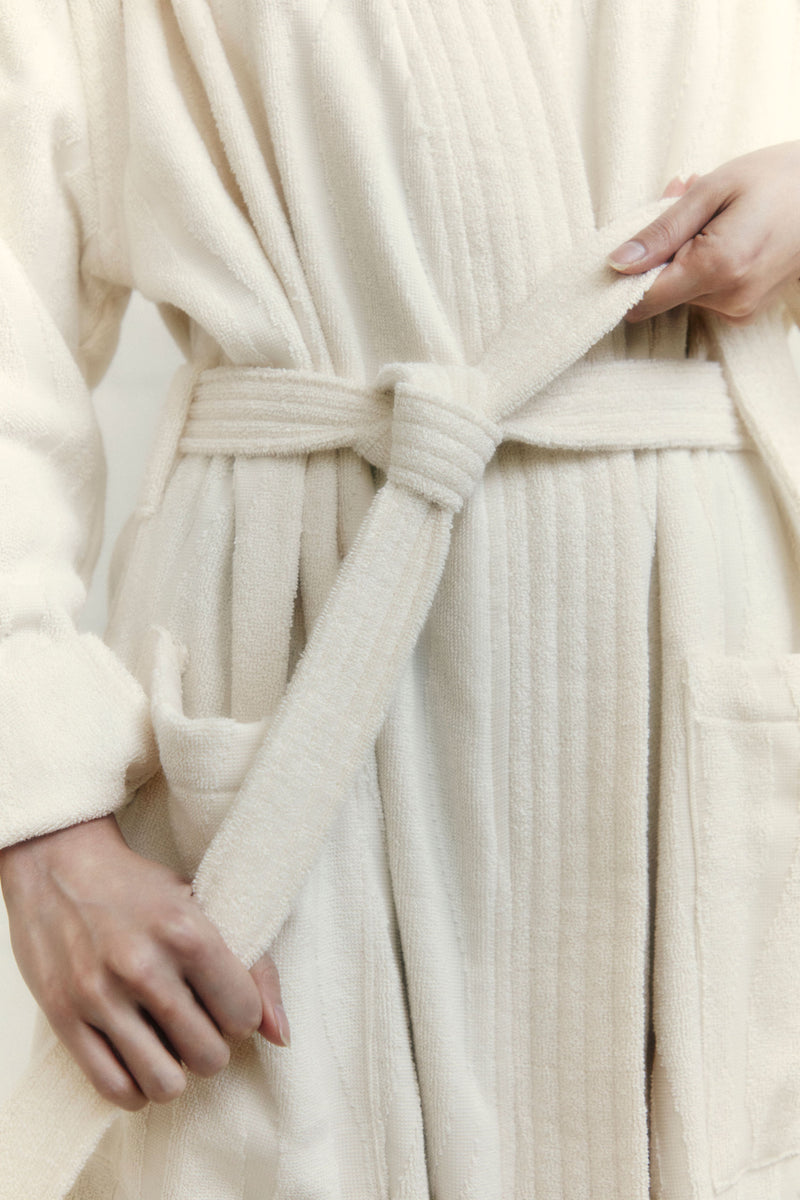 Baina Ivory Sulis Bath Robe