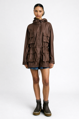 Karen Walker Chocolate Excursion Raincoat