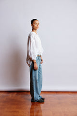 Mahsa Cotton Lawn White Everyday Blouse
