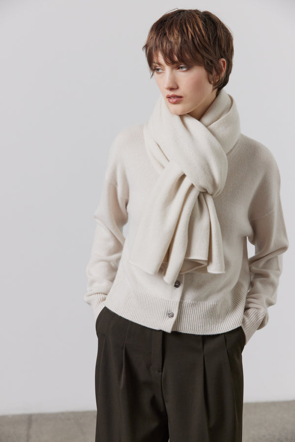 Laing Putty Cashmere Scarf
