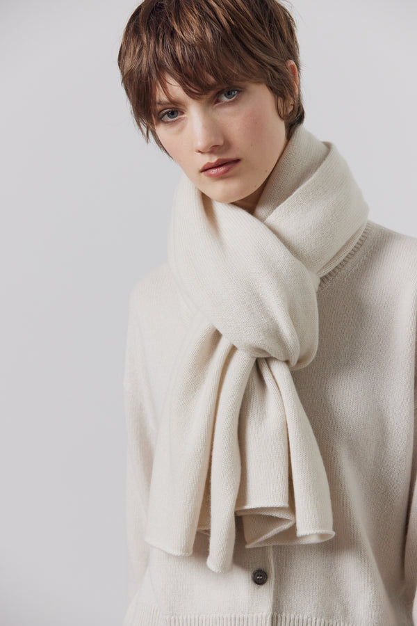 Laing Putty Cashmere Scarf