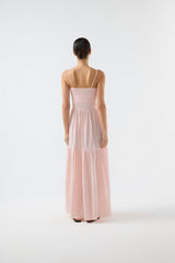 Bird & Knoll Shell Pink Paola Dress