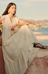 Devotion Off White Lace Gaze Dress