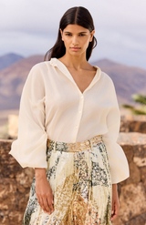 Mes Demoiselles Ecru Celeste Shirt