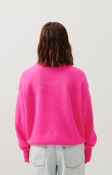 American Vintage Fluo Pink Melange Vitow Pullover