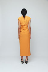 Wynn Hamlyn Orange Ryder Maxi Dress