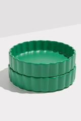 Fazeek Forest Green Ceramic Bowl | Set Of 2