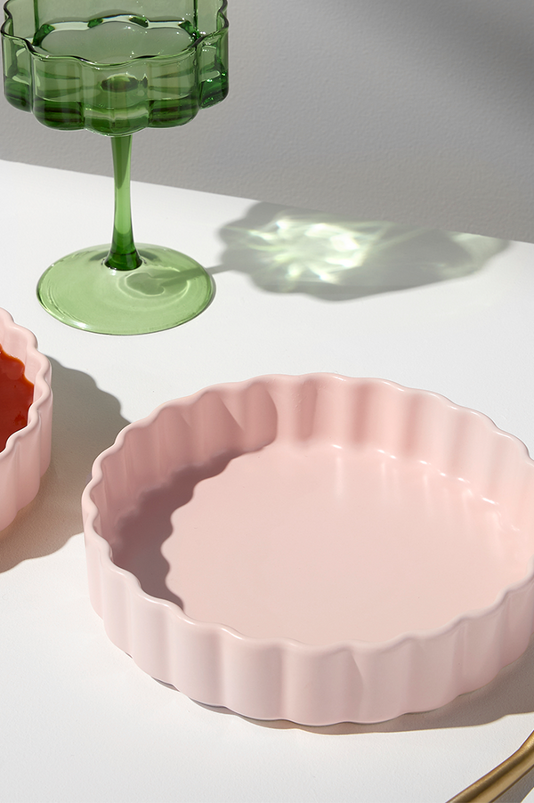 Fazeek Pink Ceramic Bowl  | Set Of 2