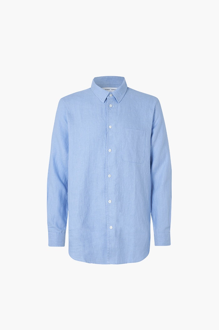 Samsøe Samsøe Brunnera Blue Liam NF Shirt