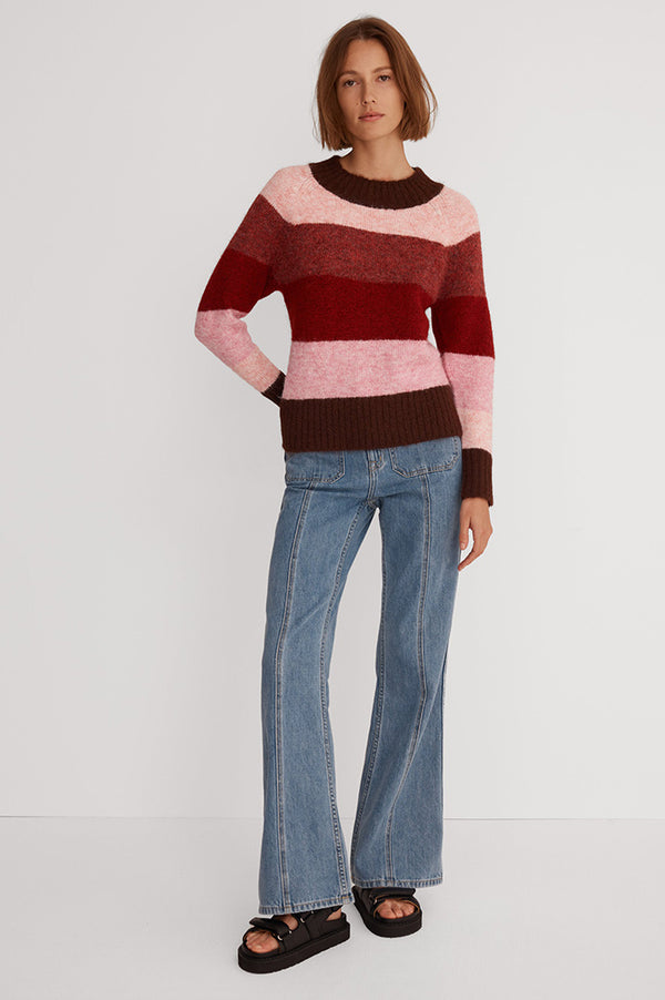 Morrison Multi Stassie Stripe Pullover