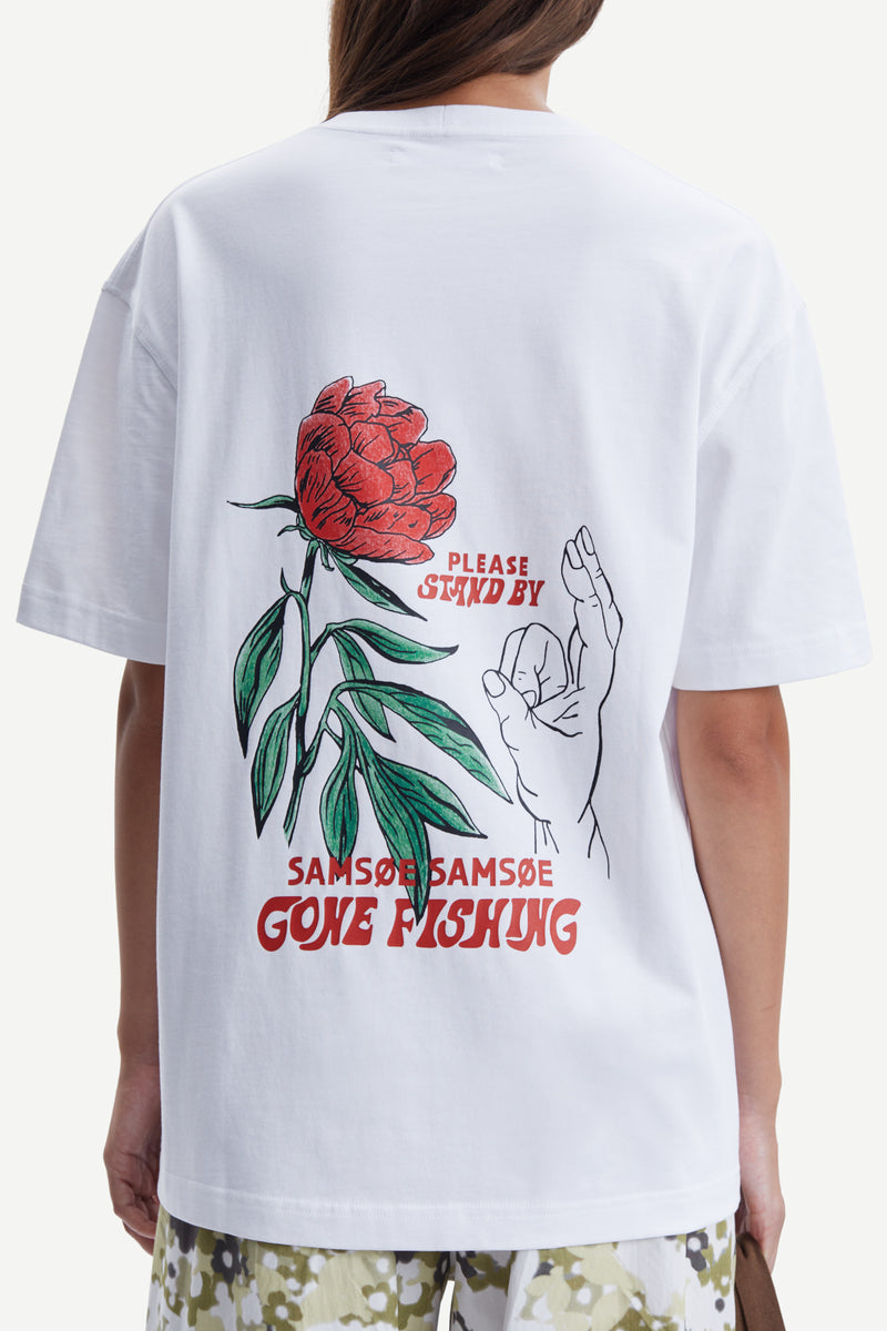 Samsøe Samsøe Rose Gone Fishing Unisex T-Shirt