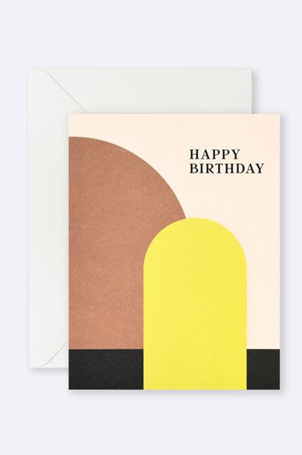 Lettuce Card | Happy Birthday Chartreuse Arch