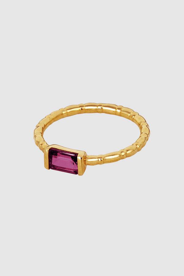 Temple Of The Sun Rhodolite Gold Pia Ring