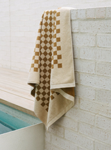 Baina Cedar & Sand Roman Pool Towel